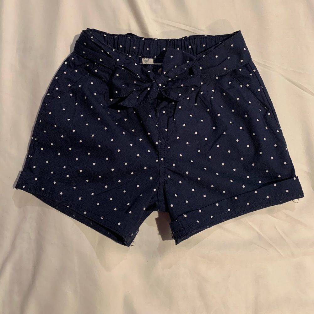 Blue and white shorts